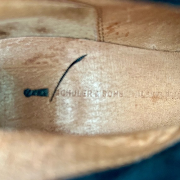 Anthropologie Schuler & Sons Whipstitched Knee High Riding Boots Black Leather 9 - Picture 15 of 15